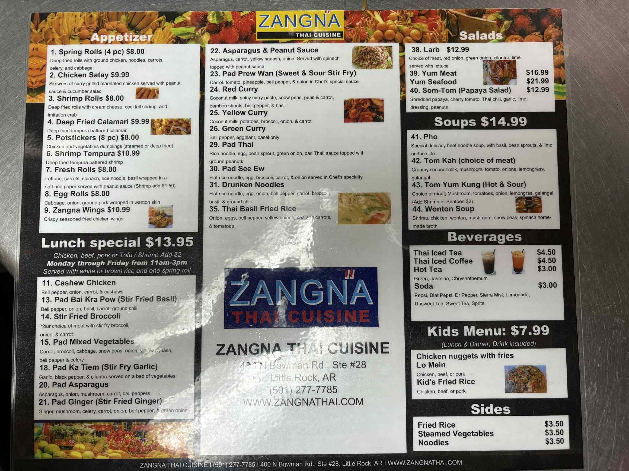 Updated Menu 2